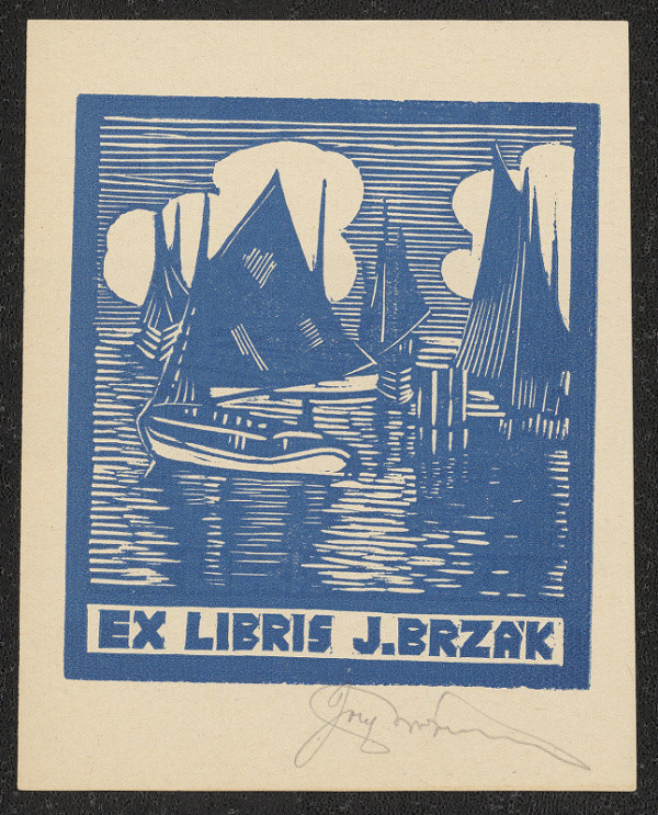 Josef Brzák – Ex libris Jos. Brzák 