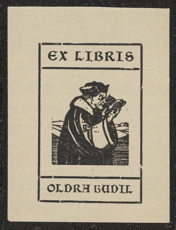 Oldra (Oldřich) Budil – Ex libris Oldra Budil 