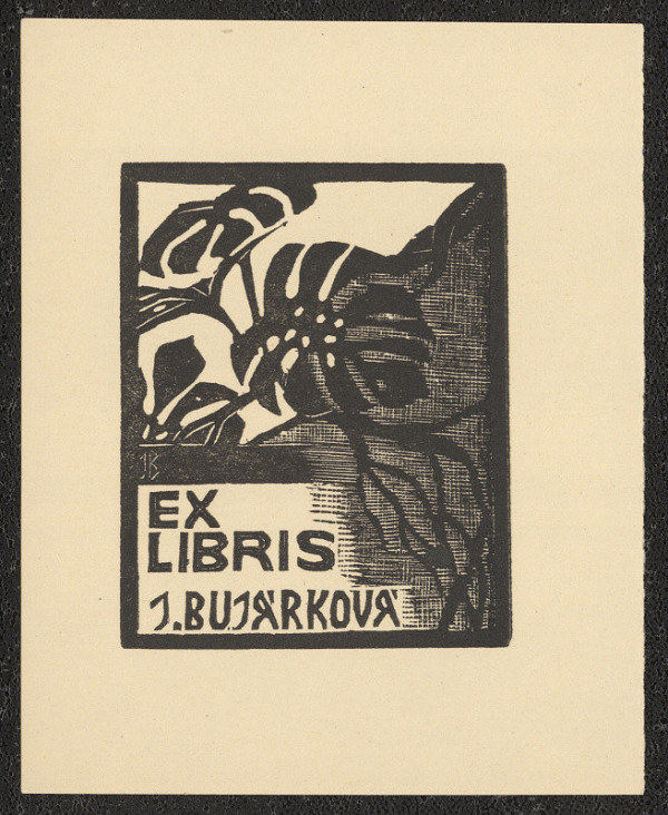 Josef Brzák – Ex libris J. Bujárková 