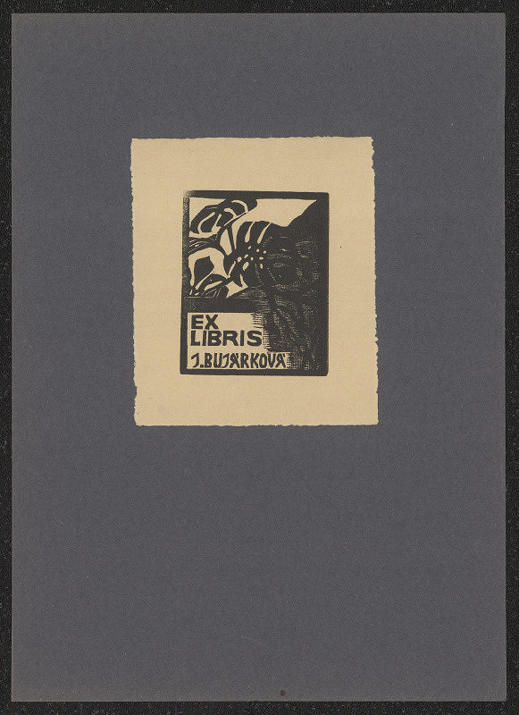 Josef Brzák – Ex libris J. Bujárková 