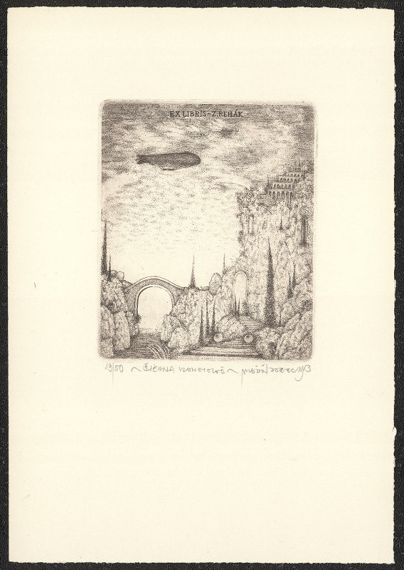 Zdenek Bugáň – Ex libris Z. Řehák 