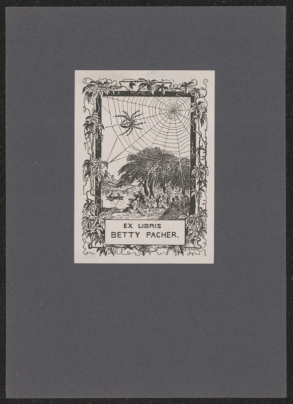 Konstantin Bušek – Ex libris Betty Pacher 