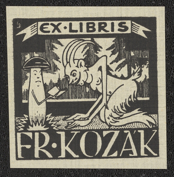 Leo Brož – Ex libris Fr. Kozák 