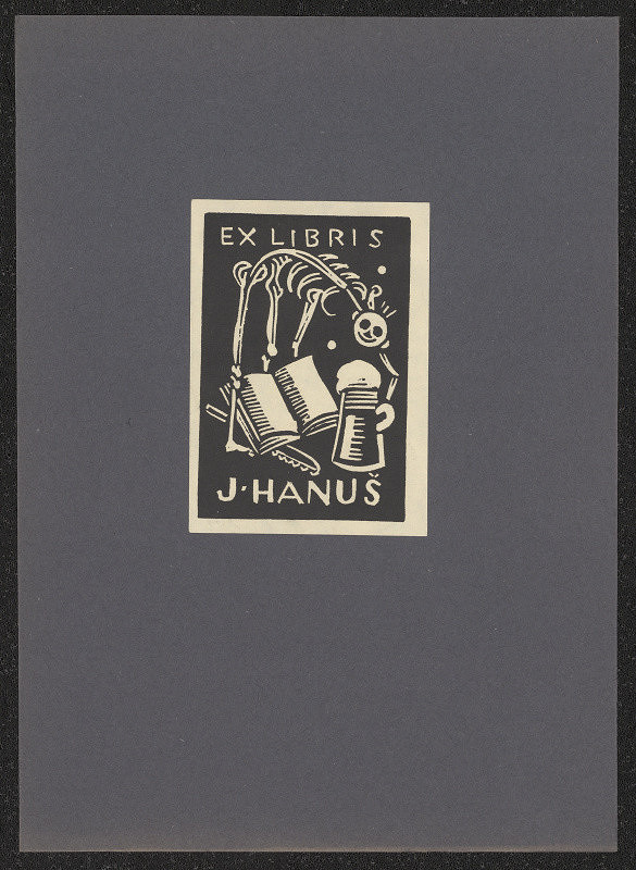 Leo Brož – Ex libris J. Hanuš 