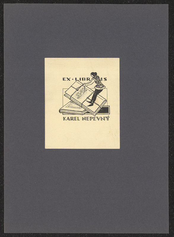 Leo Brož – Ex libris Karel Nepevný 