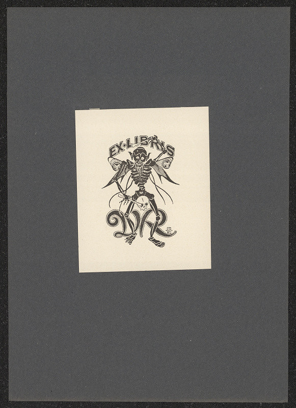 Leo Brož – Ex libris VR (Rudl) 