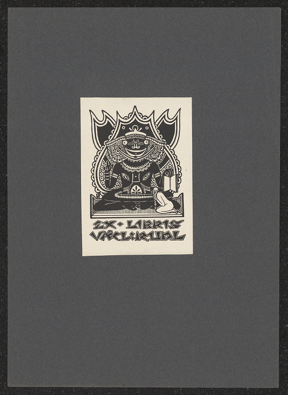 Leo Brož – Ex libris Václ:Rudl 
