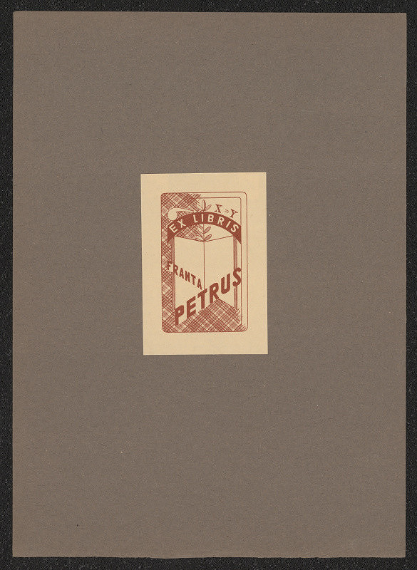 Hana Bruknerová Roušarová – Ex libris Franta Petrus 