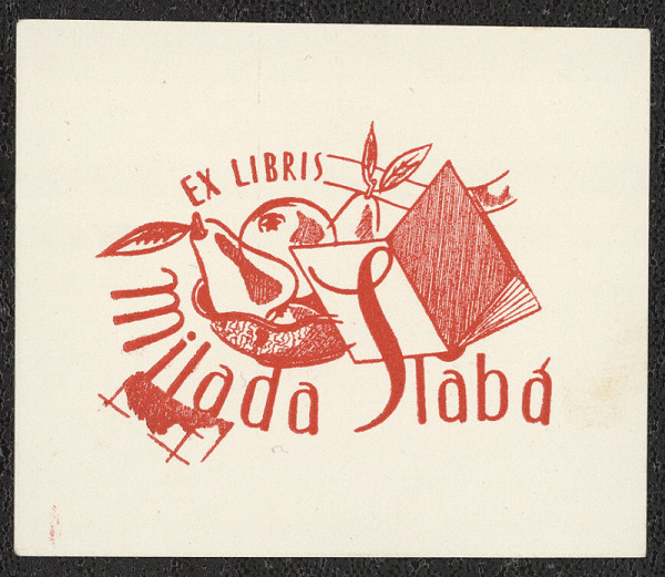 Hana Bruknerová Roušarová – Ex libris Milada Slabá 