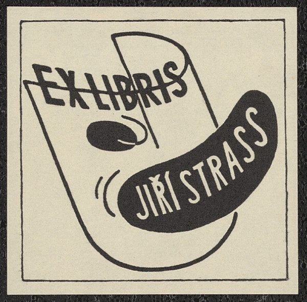 Hana Bruknerová Roušarová – Ex libris Jiří Strass 