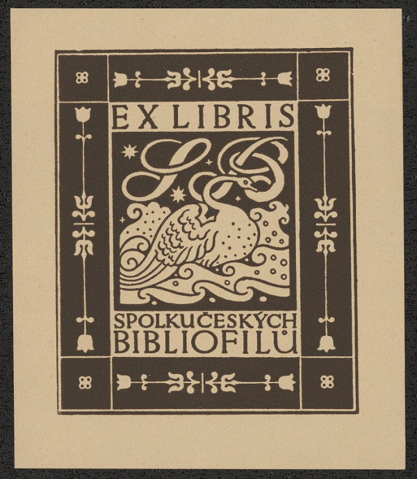Vratislav Hugo Brunner – Ex libris Spolku českých bibliofilů 