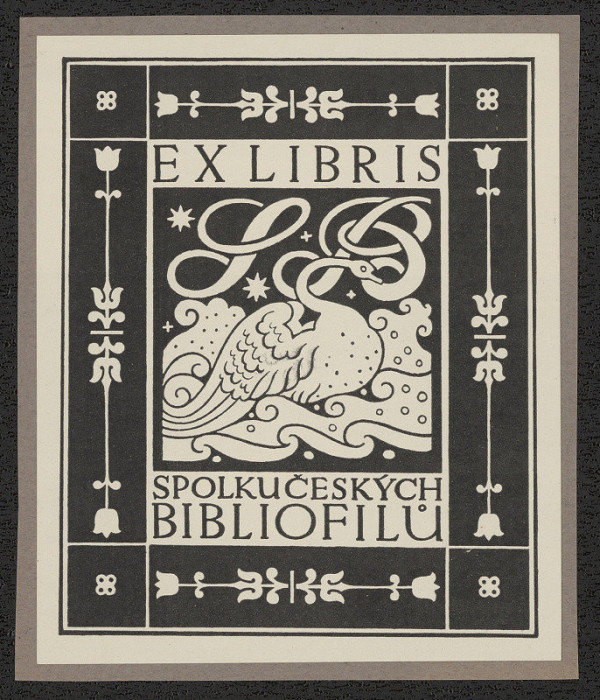 Vratislav Hugo Brunner – Ex libris Spolku českých bibliofilů 
