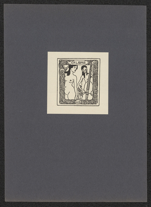 Vratislav Hugo Brunner – Ex libris AB (Antonín Buček) 