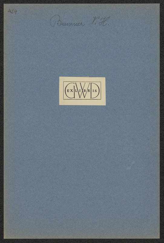 Vratislav Hugo Brunner – GWD Ex libris 