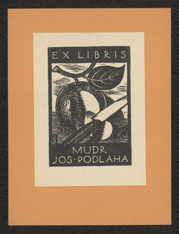 Antonín Burka – Exlibris MUDr. Jos. Podlaha 