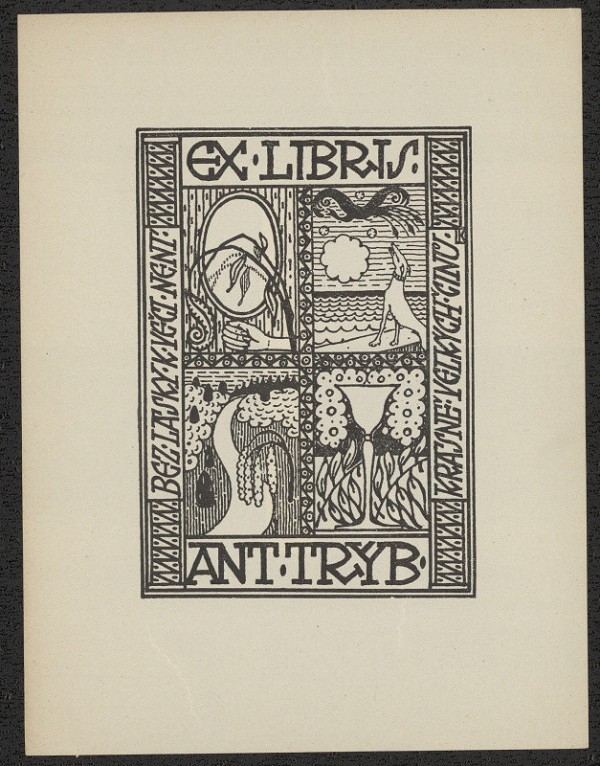 Jan Konůpek – Ex libris Ant. Trýb 