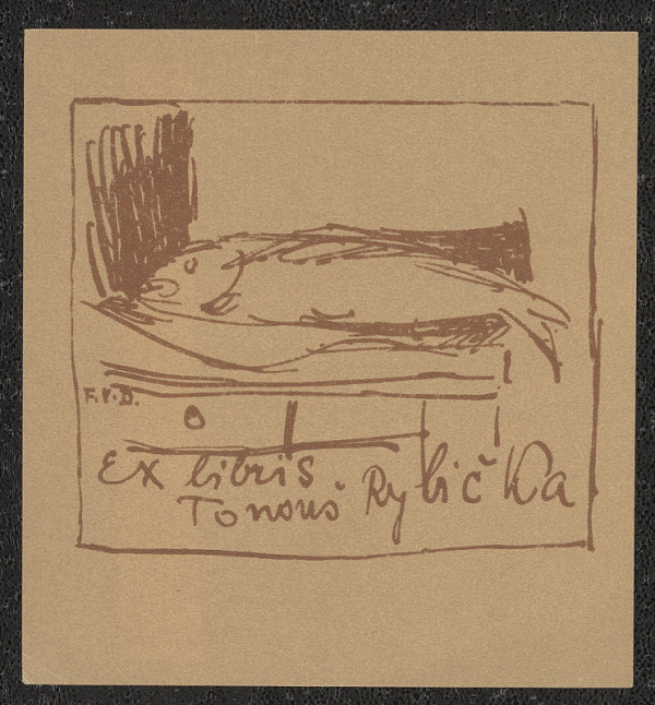 František Vincenc Danihelka – Ex libris Tonouš Rybička 