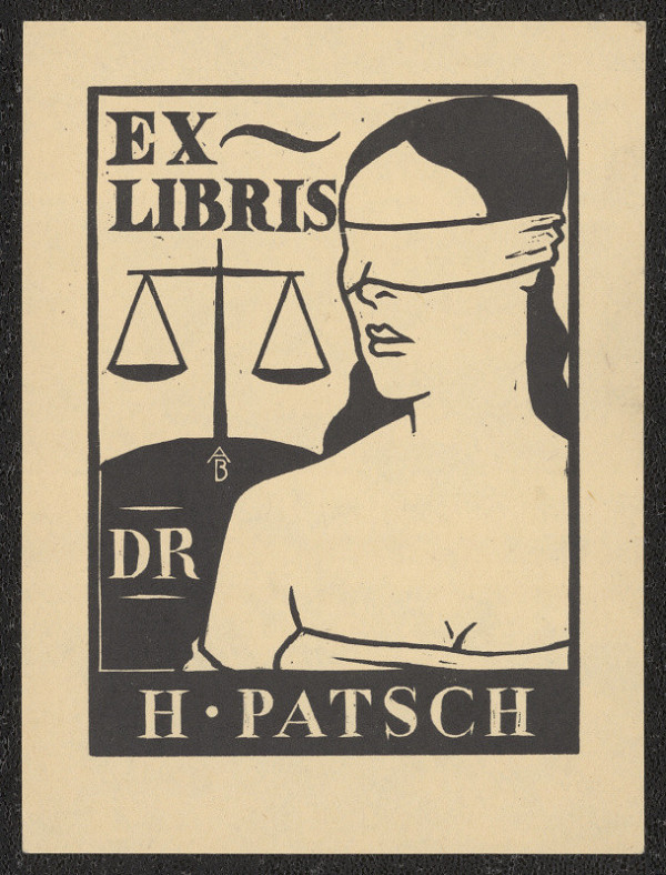 Antonín Burka – Ex libris Dr. H. Patsch 