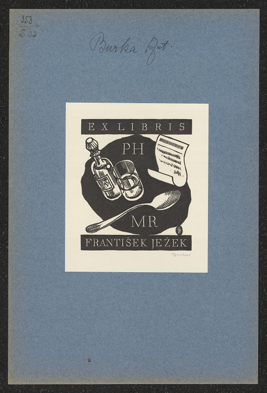 Antonín Burka – Ex libris František Ježek 