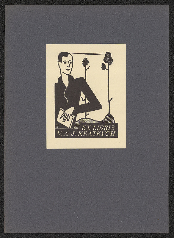 Antonín Burka – Ex libris V. a J. Krátkých 
