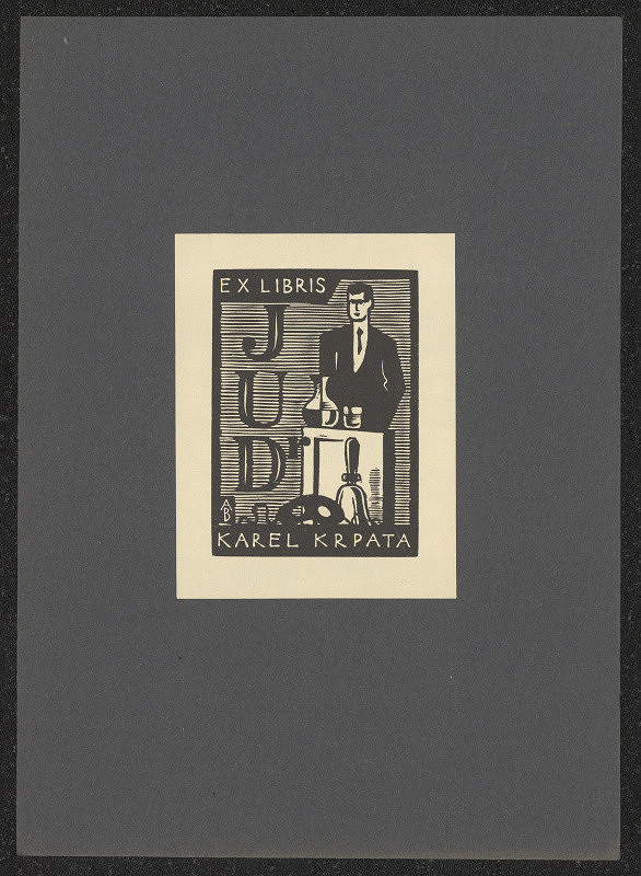 Antonín Burka – Ex libris JUDr. Karel Krpata 