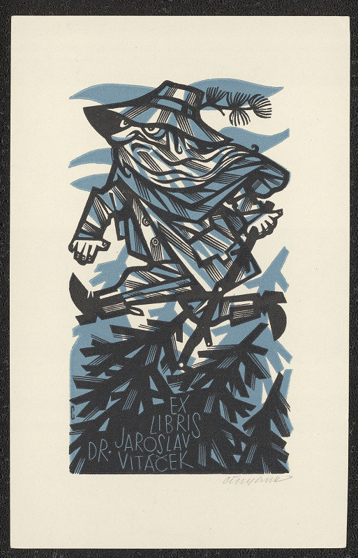 Vojtěch Cinybulk – Ex libris Dr. Jaroslav Vitáček 