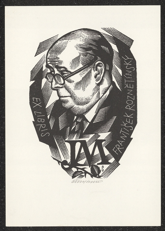 Vojtěch Cinybulk – Ex libris František Roznětínský 