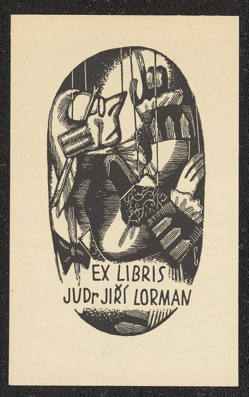 Vojtěch Cinybulk – Ex libris JUDr. Jiří Lorman 