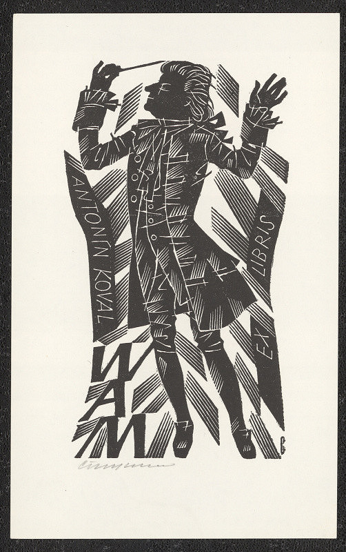 Vojtěch Cinybulk – Ex libris Antonín Koval 