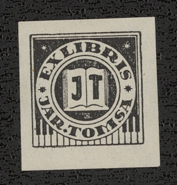 Jaro (Jaroslav) Beran – Ex libris Jar. Tomsa 