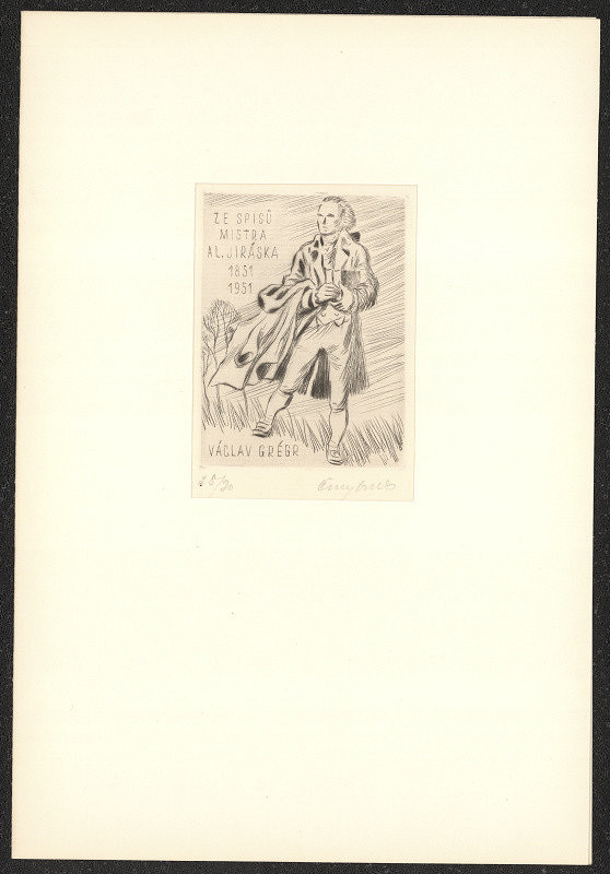Vojtěch Cinybulk – Ze spisů mistra Al. Jiráska 1851-1951 Václav Grégr 