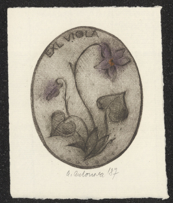 Alena Antonová – Ex libris Viola 