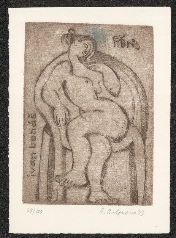 Alena Antonová – Ex libris Ivan Boháč 