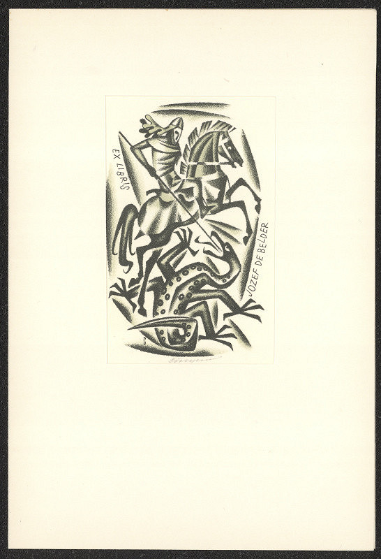 Vojtěch Cinybulk – Ex libris Josef de Belder 