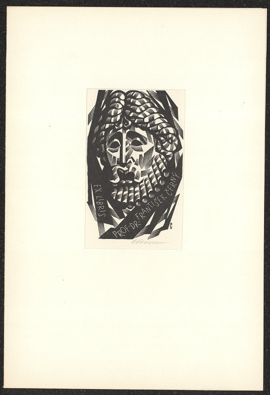 Vojtěch Cinybulk – Ex libris Prof. Dr. František Černý 