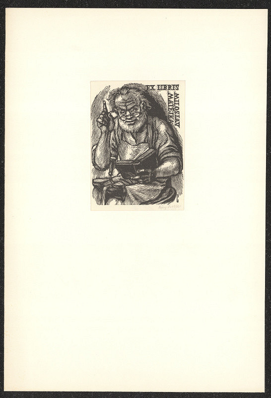 Vojtěch Cinybulk – Ex libris Miloslav Matějka 