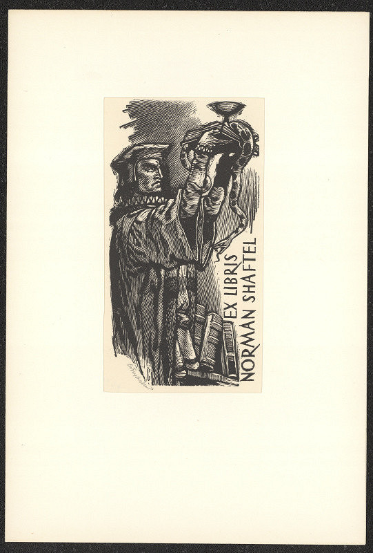 Vojtěch Cinybulk – Ex libris Norman Shaftek 
