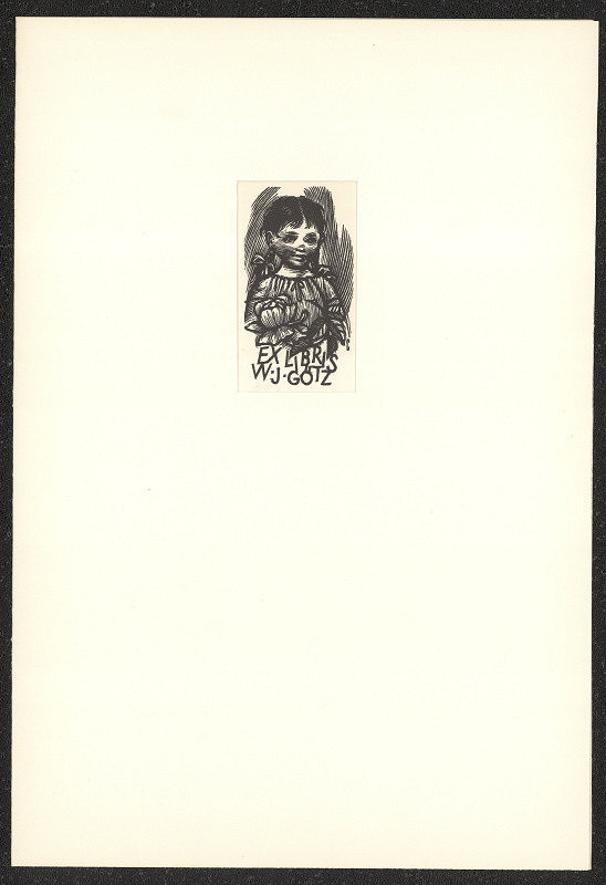 Vojtěch Cinybulk – Ex libris W. J. Gotz 