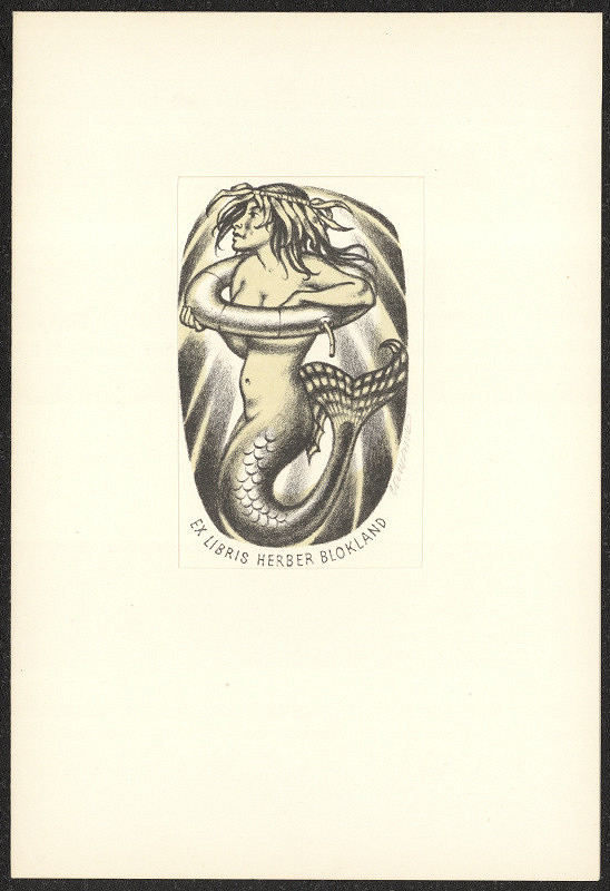 Vojtěch Cinybulk – Ex libris Herber Blokland 