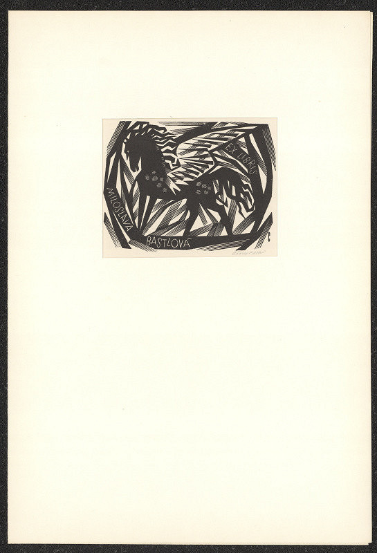 Vojtěch Cinybulk – Ex libris Miloslava Bastlová 