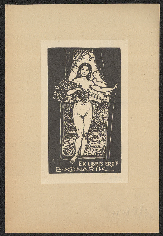 Rudolf Adámek – Ex libris Erot.B.Konařík 