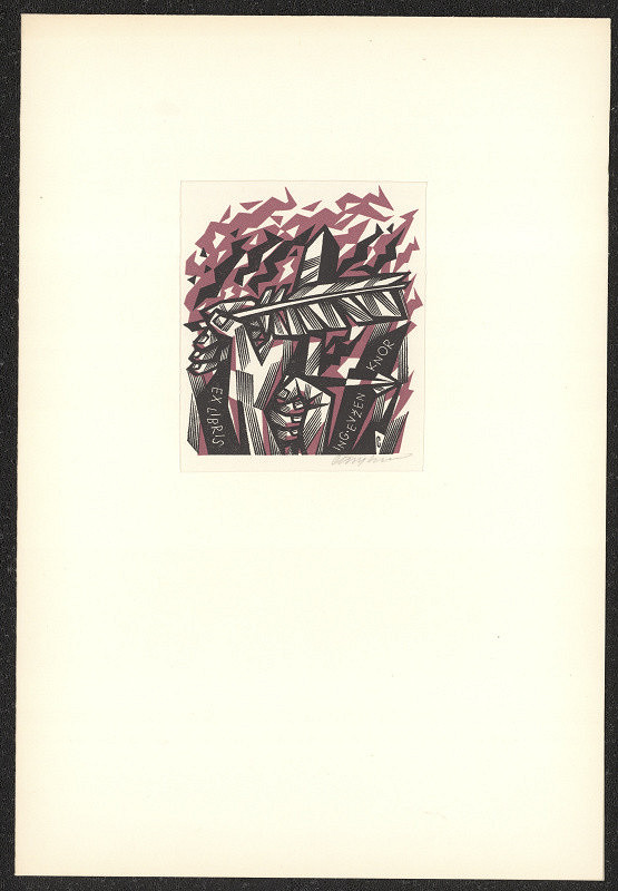 Vojtěch Cinybulk – Ex libris Ing. Evžen Knor 