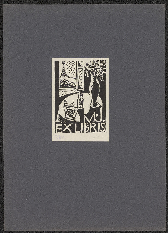 Emil Jan Cimbura – Ex librisM. J 