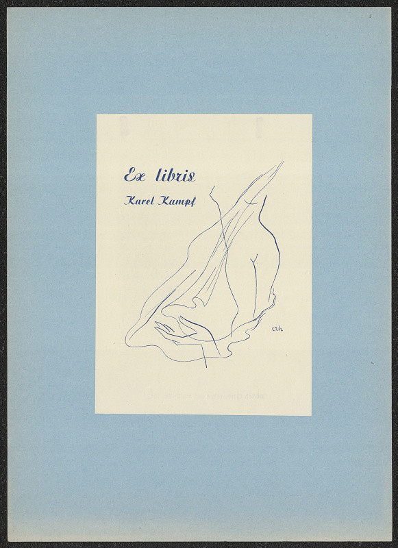 Oldřich Crhounek – Ex libris Karel Kampf 