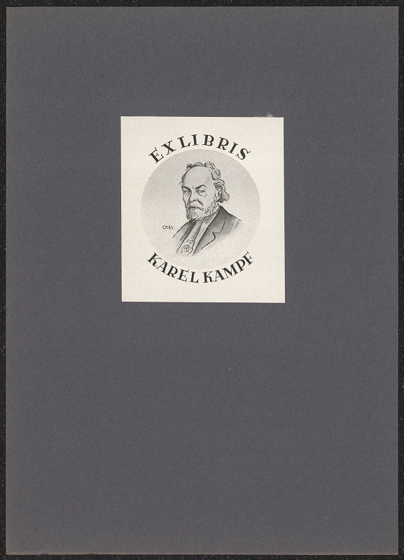 Oldřich Crhounek – Ex libris Karel Kampf 