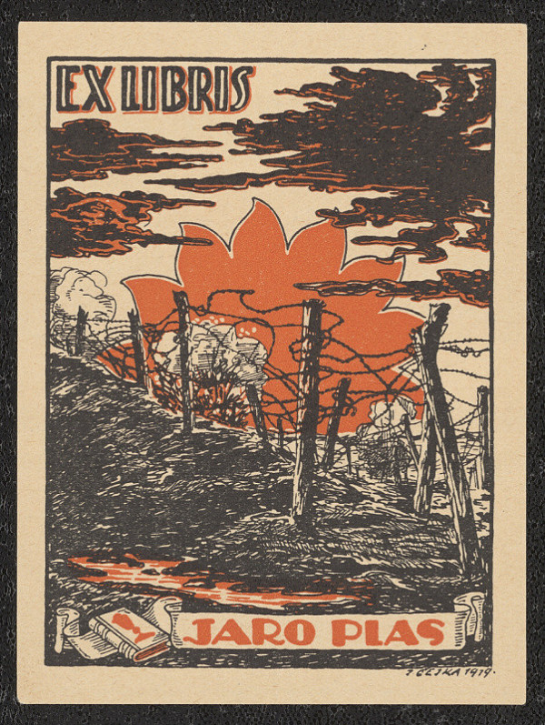 J. Čejka – Ex libris Jaro Plas 