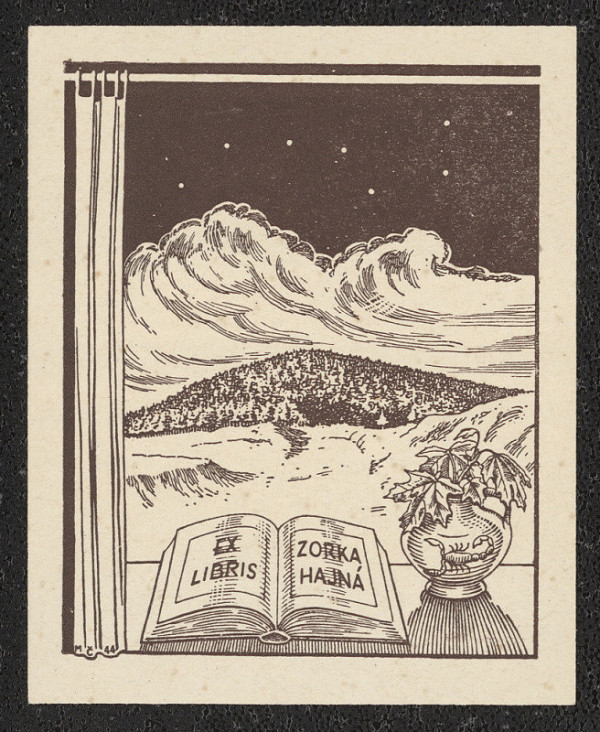 Bohuslav Coufal – Ex libris Zorka Hajná 