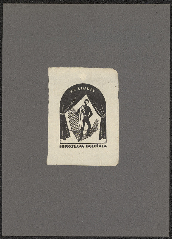 Olga Čechová – Ex libris Miroslava Doležala 