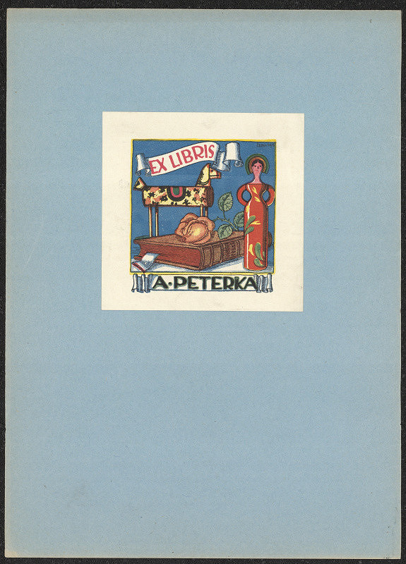 Josef Čejka – Ex libris A. Peterka 