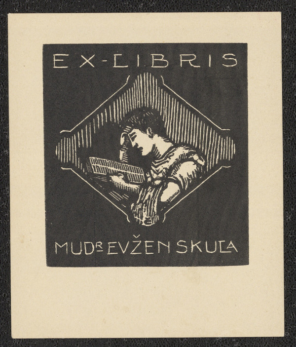 Bohumír Čáp – Ex libris MUDr. Evžen Skula 